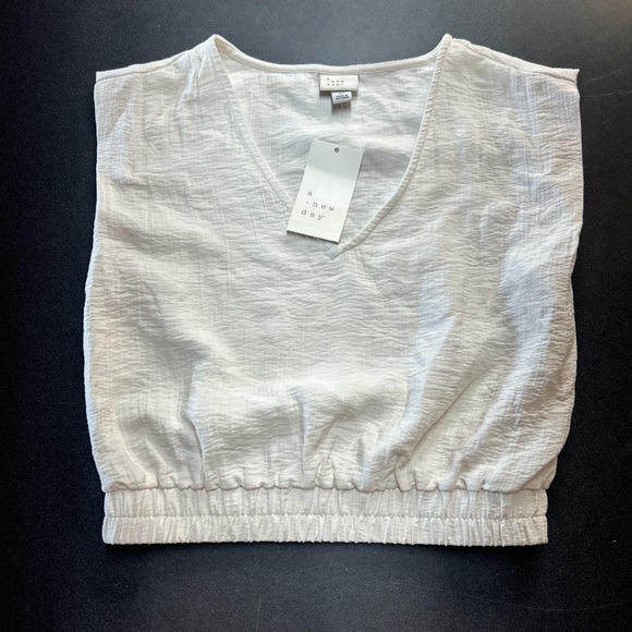 a new day Tops - A New Day Sleeveless Smocked Blouse‎ Size XS Boho Lagenlook